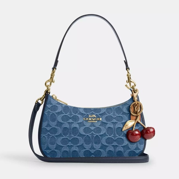 Coach Handbags - Teri Shoulder Bag In Signature Denim